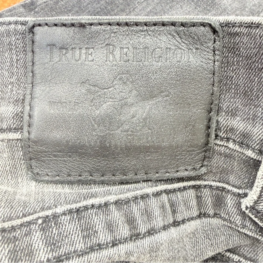 Marco No Flap SE True Religion Washed Gray Pocket-Embroidered sz 30
